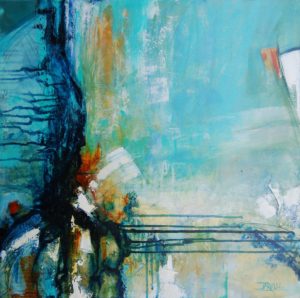 Seabreeze, Acrylic on Canvas, 24x24 SOLD