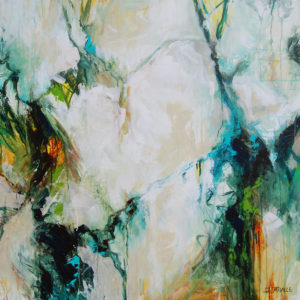 Sacred Gardens 4, Acrylic on canvas, 36”x36” by J.Jarville