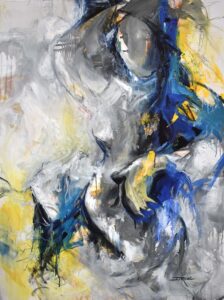 Bathing In The Moonlight, 48x36 J.Jarville