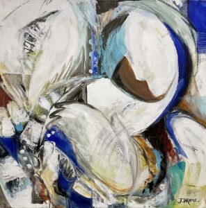 Diamonds And Pearls.16x16 J.Jarville