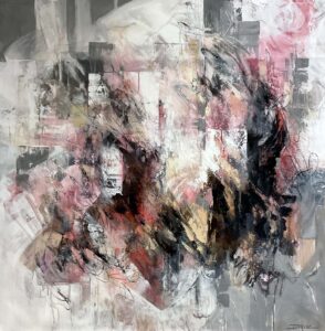 Expanding Hearts, 40x40 SOLD J.Jarville