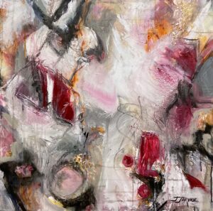 Lipstick On Your Collar, 24x24.SOLD