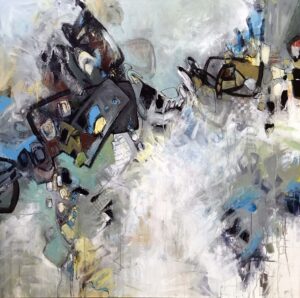 Skipping Stones, 48x48 SOLD