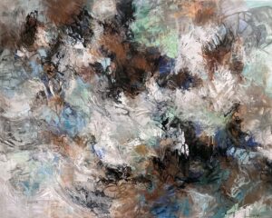 Where Whales Go To Play, 48x60, SOLD J.Jarville
